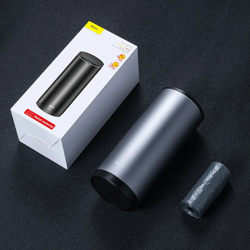 Lixeira Automotiva de Alumínio Compacta