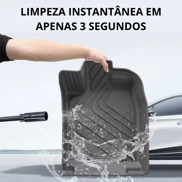 Tapete Automotivo 3D Sob Medida com LOGO – Encaixe Perfeito e Proteção Total