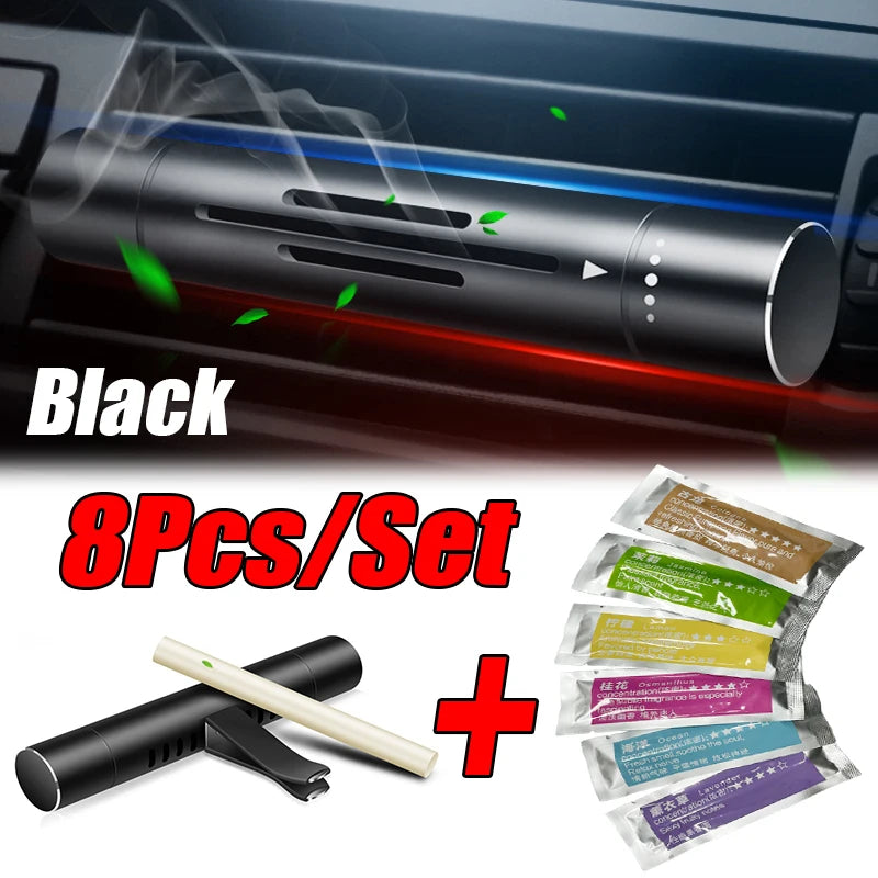 Kit com 8 Aromatizadores de Ar para Saída de Ar do Carro