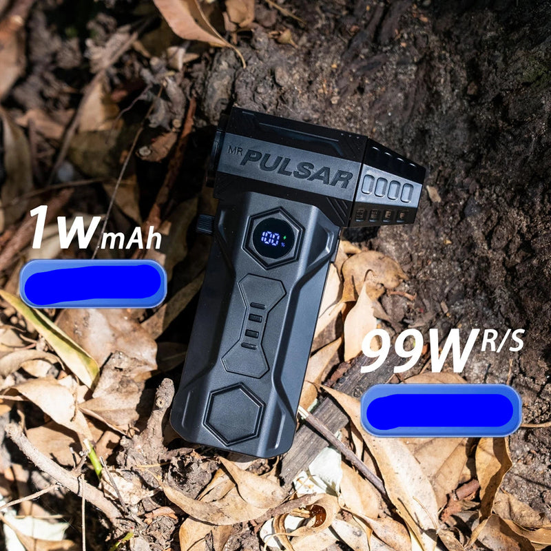 Soprador Turbo Jet 990000RPM com Função de Aspiração e Bateria 10000mAh