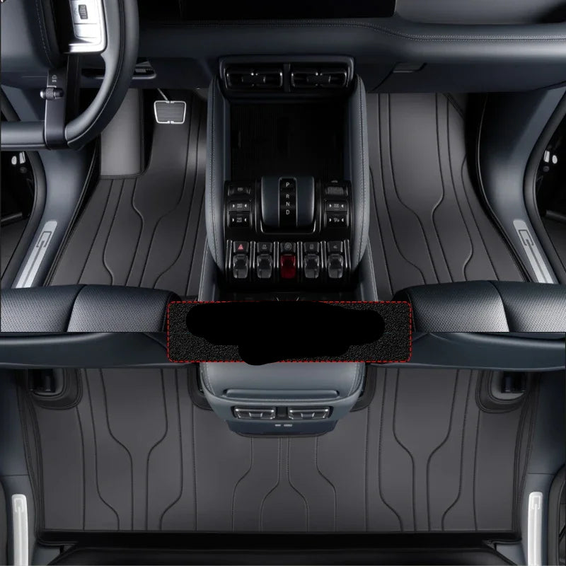 Tapete Automotivo de Luxo em Couro Nappa – Sob Medida e Impermeável