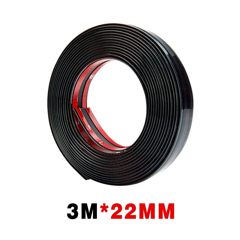 Fita Cromada Decorativa e Protetora para Carro – 3M / 5M (10mm, 15mm, 20mm)