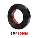 Fita Cromada Decorativa e Protetora para Carro – 3M / 5M (10mm, 15mm, 20mm)