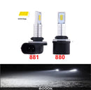 Par de Lâmpadas de LED H27 (880/881) para Farol e Neblina – 20000LM 6500K