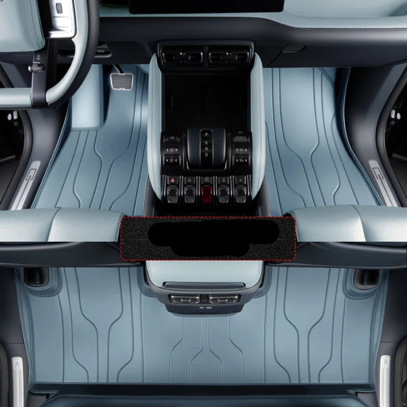 Tapete Automotivo de Luxo em Couro Nappa – Sob Medida e Impermeável