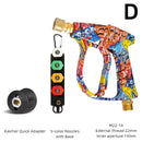 Pistola de Água de Alta Pressão 4350PSI com Design Graffiti e Kit de Espuma