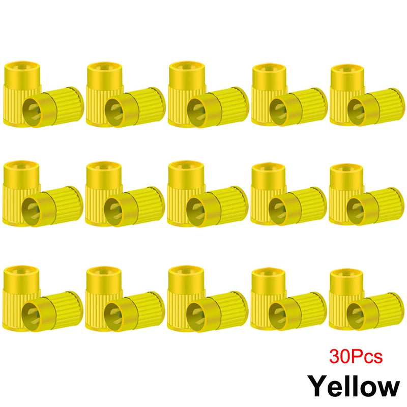 Tampas de Válvula Plásticas com Removedor de Núcleo Integrado – Uso Universal