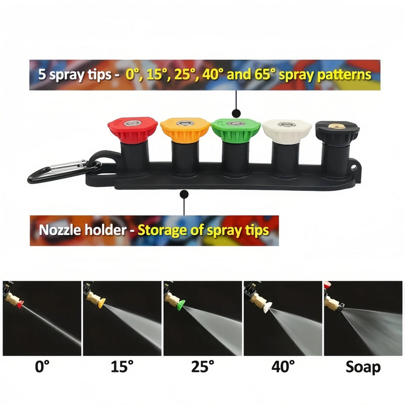 Pistola de Água de Alta Pressão 4350PSI com Design Graffiti e Kit de Espuma