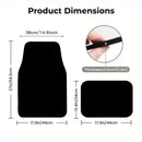 Tapetes Automotivos Universais – Frente e Traseiro, Resistentes à Sujeira e Desgaste