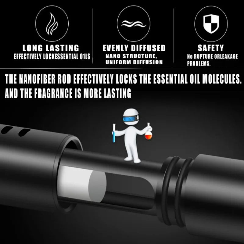 Kit com 8 Aromatizadores de Ar para Saída de Ar do Carro