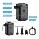 Bomba de Ar Portátil 5200mAh – Ideal para Colchões, Sofás Infláveis e Piscinas