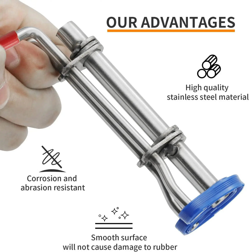 Kit Instalador de Retentores Hidráulicos – 3 Peças (P, M, G)