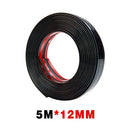 Fita Cromada Decorativa e Protetora para Carro – 3M / 5M (10mm, 15mm, 20mm)