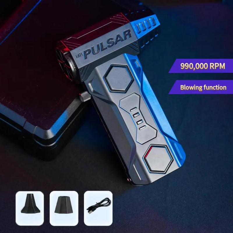 Soprador Turbo Jet 990000RPM com Função de Aspiração e Bateria 10000mAh