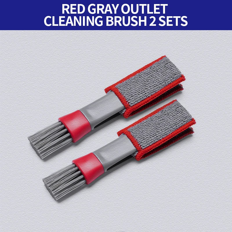 Escova Multiuso de Limpeza para Saídas de Ar Automotivas