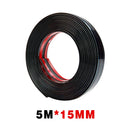 Fita Cromada Decorativa e Protetora para Carro – 3M / 5M (10mm, 15mm, 20mm)
