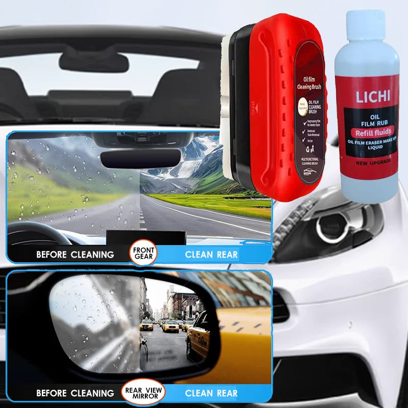 Removedor de Filme Oleoso para Vidros Automotivos – Efeito Antichuva e Antienbaçamento
