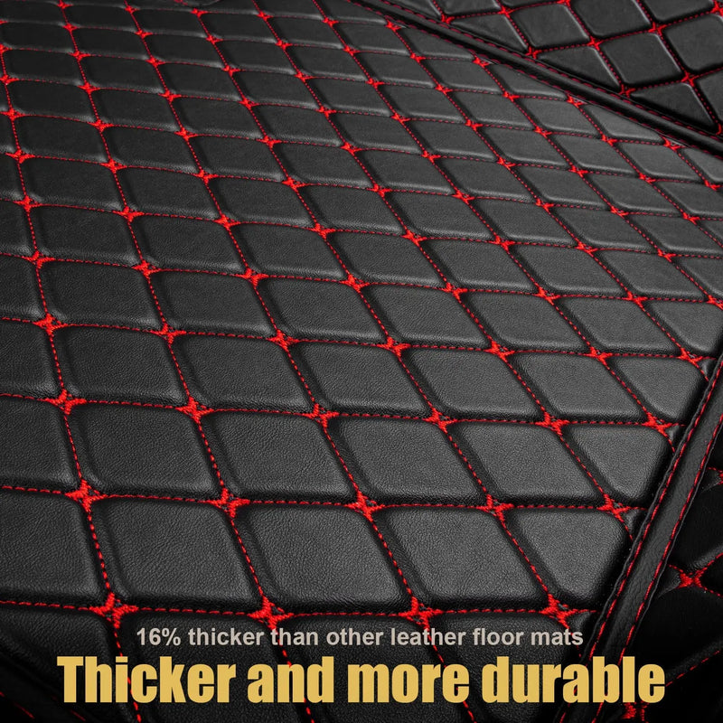 Tapete Automotivo de Luxo em Couro – Cobertura Completa, Conforto e Proteção