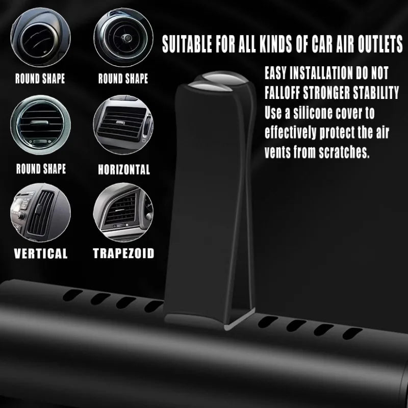 Kit com 8 Aromatizadores de Ar para Saída de Ar do Carro